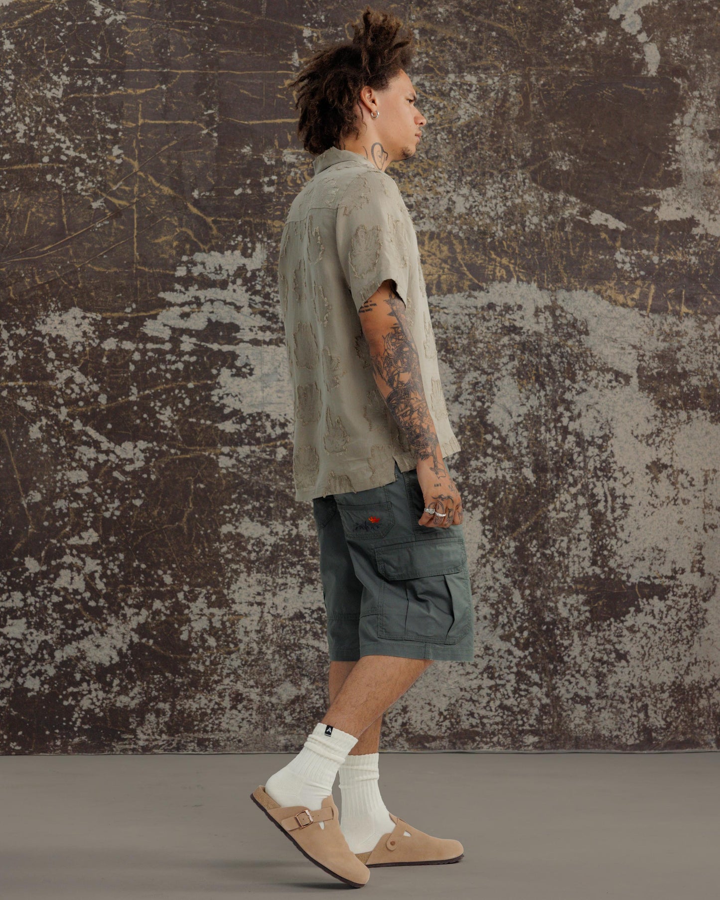 Indicator Cargo Shorts. 14.5” Inseam. Olive.