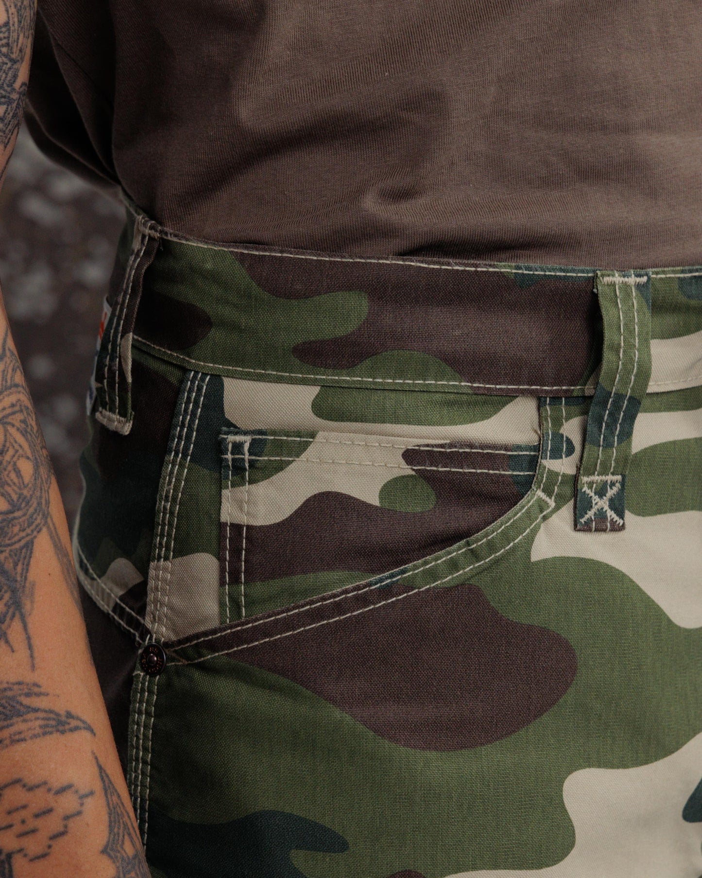 Indicator Cargo Pants. 22”. Swamp Camo.