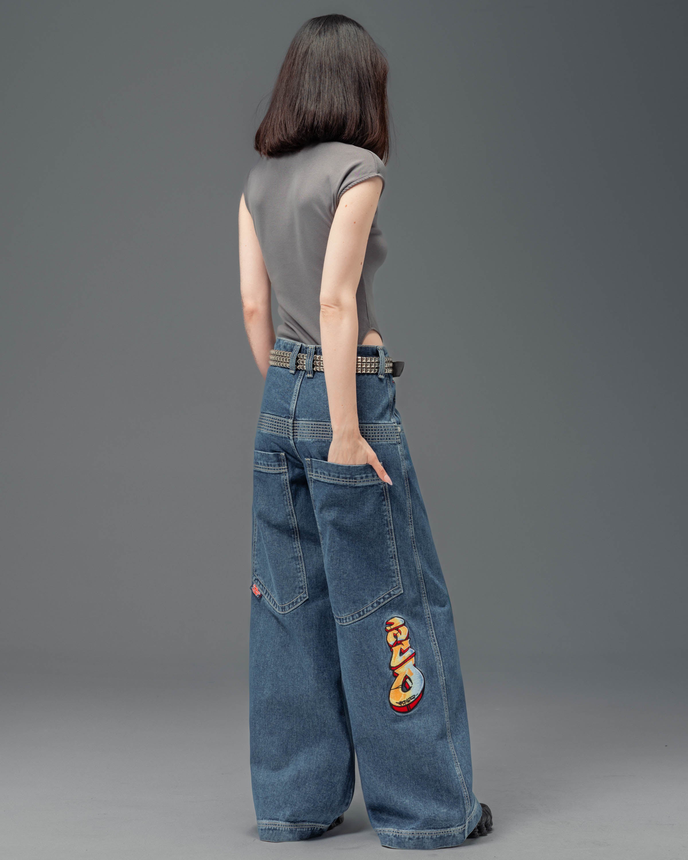 【最終値下げ】JNCO JEANS デニムパンツ 30W×32L Battle Jeans. 30