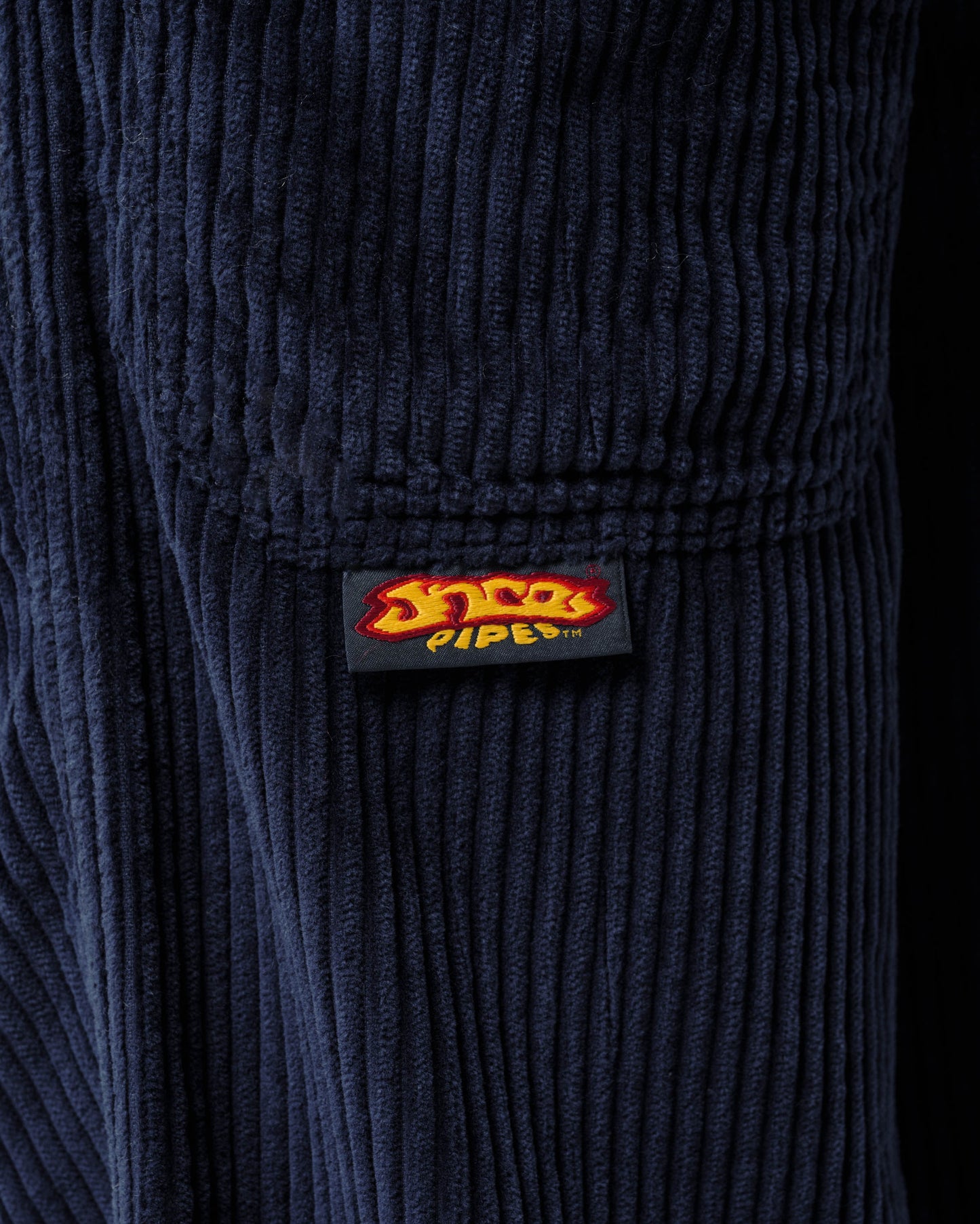 W179 Pipes. 23". 4 Wale Corduroy. Navy.