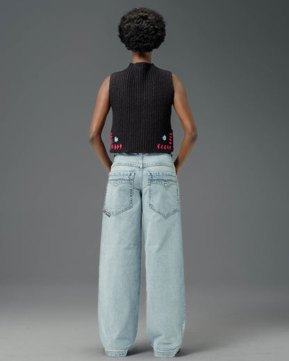 W Gambler. 23". Hand-Sand Vintage.