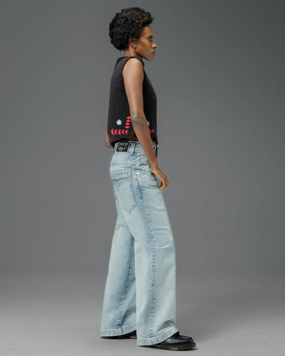 W Gambler. 23". Hand-Sand Vintage.