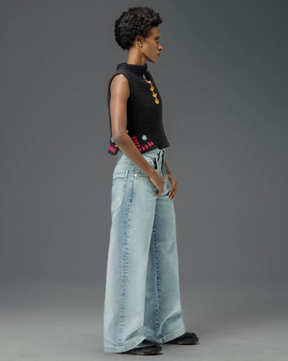 W Gambler. 23". Hand-Sand Vintage.