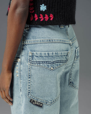 W Gambler. 23". Hand-Sand Vintage.