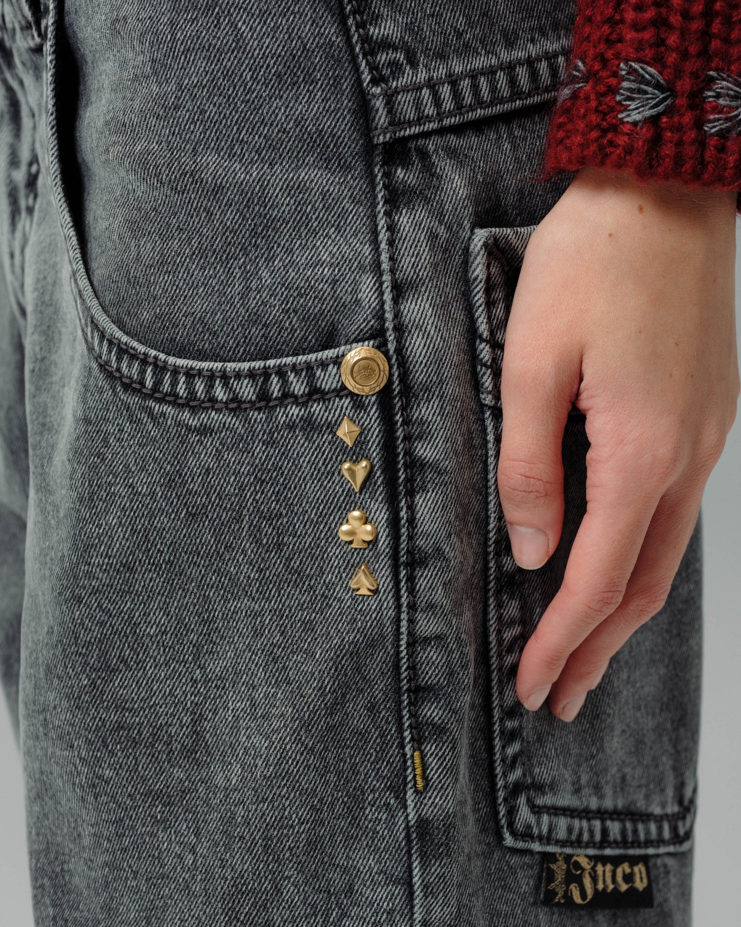 W Gambler. 23". Black Vintage.