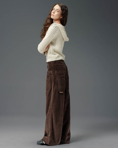 W101 Twin Cannon. 26". 4 Wale Corduroy. Java Brown.