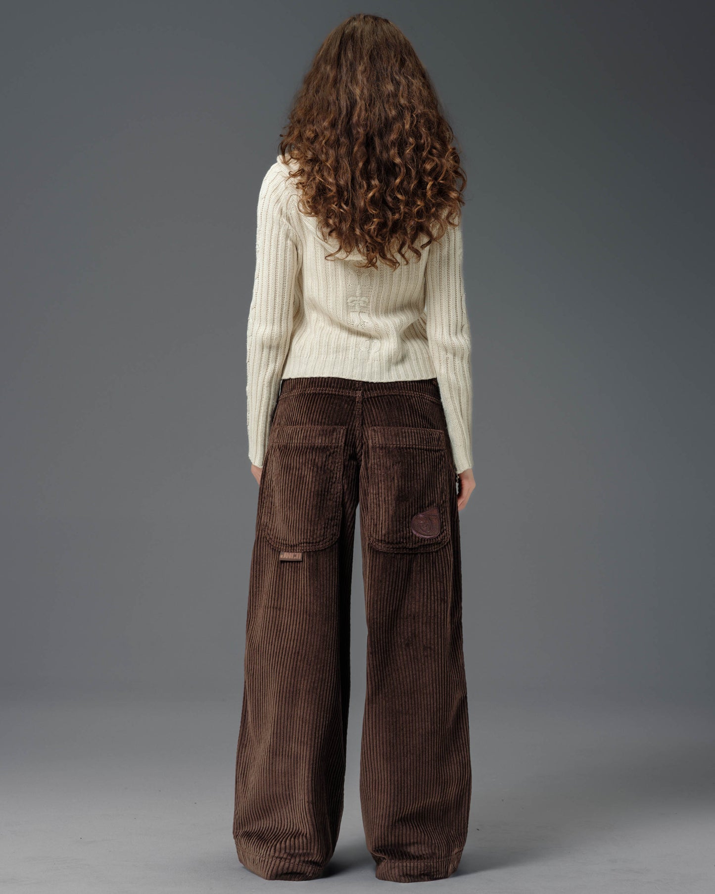 W101 Twin Cannon. 26". 4 Wale Corduroy. Java Brown.