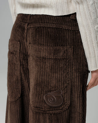 W101 Twin Cannon. 26". 4 Wale Corduroy. Java Brown.