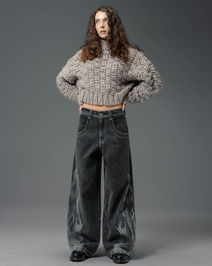 W Flame Hellfire. 26". Black Vintage.