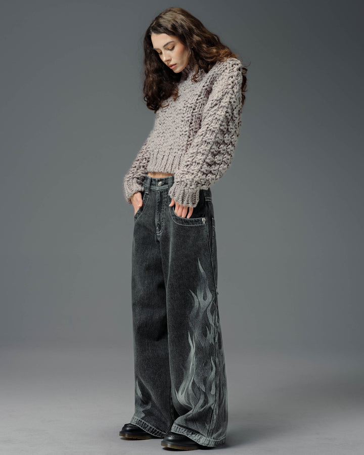 W Flame Hellfire. 26". Black Vintage.