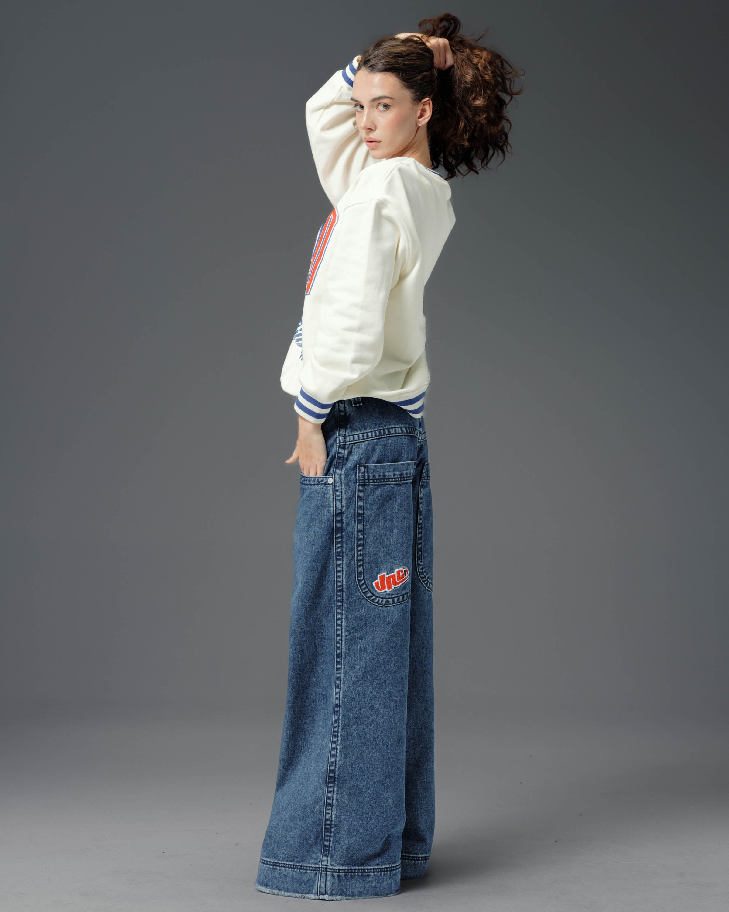 Destroyer Jeans. 32” Wide Leg. Dark Stone. – JNCO Los Angeles