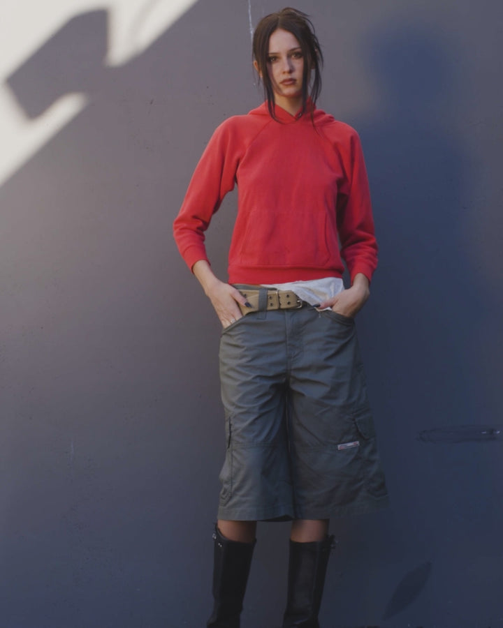 W Indicator Cargo Shorts. 14.5" Inseam. Olive.