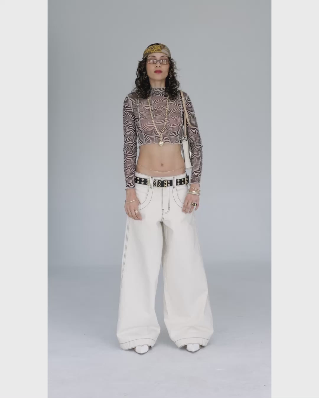 JNCOワイドデニムパンツ26 ワークパンツ 32W 32L NEW JNCO 101 Twin Cannon 26