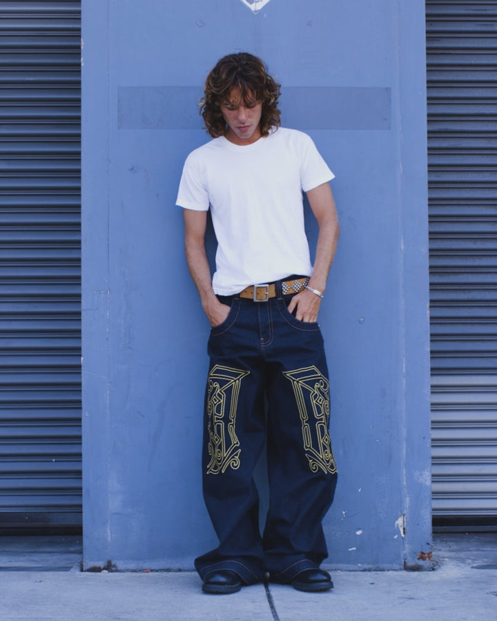 1101 Royal Twin. 26". Dark Indigo.