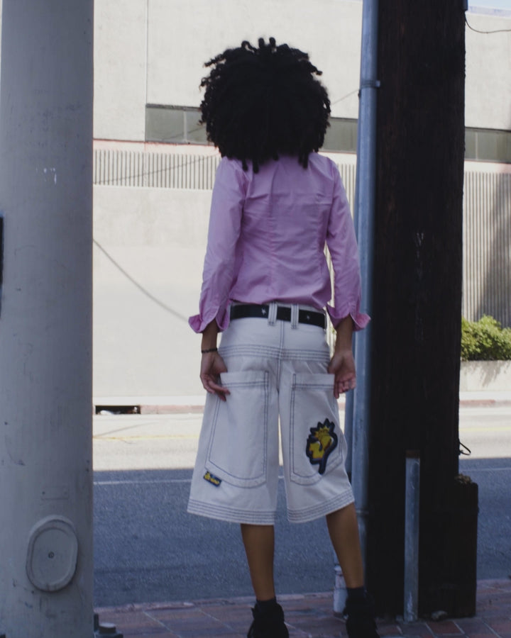 W Jester Shorts. 15" Inseam. Natural.