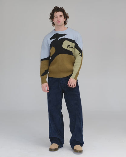 Wizard. 24". 2 Wale Corduroy. Navy.